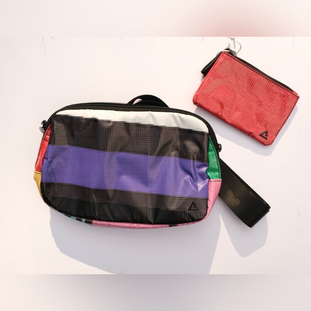 Rareform NWT Large Zion Sling Bag & Charlie Coin Pouch Set